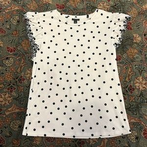 Ann Taylor Dressy Short Sleeve Top.